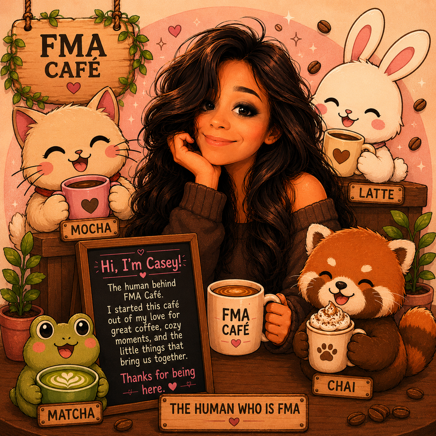 Casey at FMA Cafe